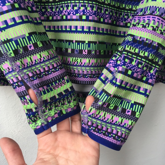 Nike Pro Dri-Fit 1/2 Zip Long Sleeve Pullover - Picture 10 of 11